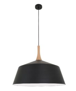CLA PENDANT ES Blk LGE ANGLED DOME OD560mm | NORDIC6