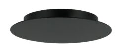 CLA Cluster Canopy S/M BLK RND for 6 Lights OD220mm | CLUSTER2