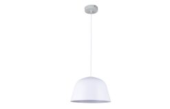 CLA PENDANT ES Matt Wh ANGLED DOME OD250mm | PASTEL01A