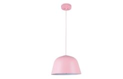 CLA PENDANT ES Matt Pink ANGLED DOME OD250mm | PASTEL03A