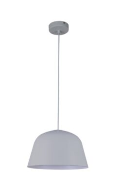 CLA PENDANT Matt Grey ANGLED DOME OD250mm | PASTEL04A
