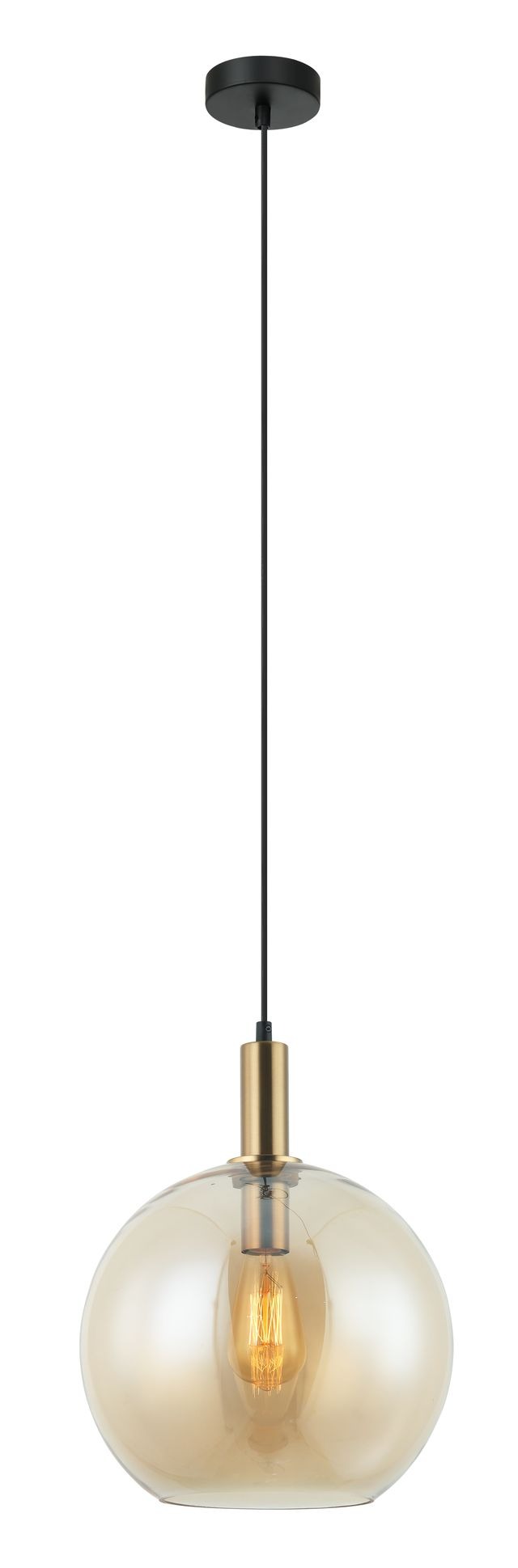 CLA PENDANT ES 40W Amber Wine Glass With Extended Bronze Highlig | PATERA3