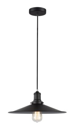 CLA PENDANT ES Blk LGE COOLIE HAT OD360mm | PIATTO1