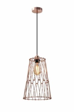 CLA PENDANT ES 40W Adjustable Shape Matte Copper OD255-530mm | PLIER1