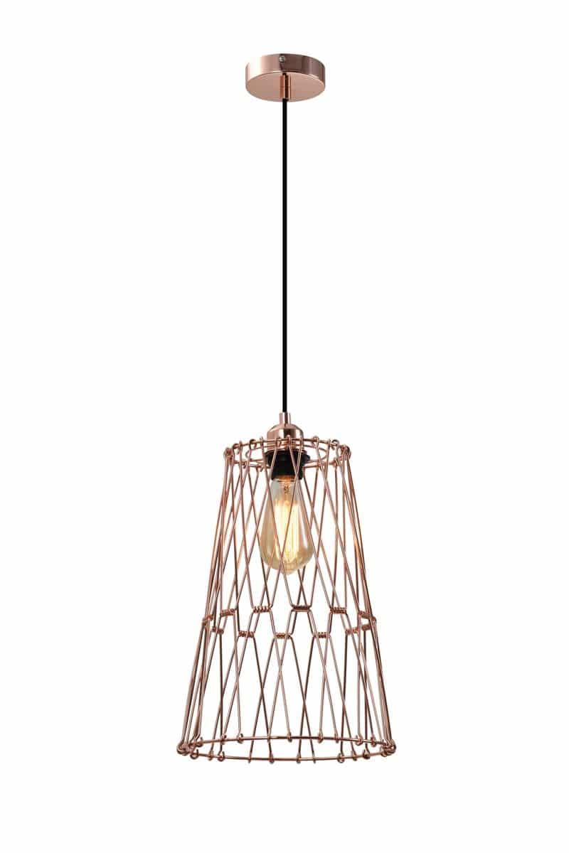 CLA PENDANT ES 40W Adjustable Shape Matte Copper OD255-530mm | PLIER1