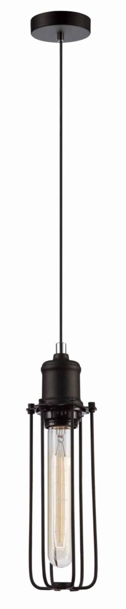 CLA PENDANT ES Blk TUBULAR CAGE OD75mm | BLACKBAND3