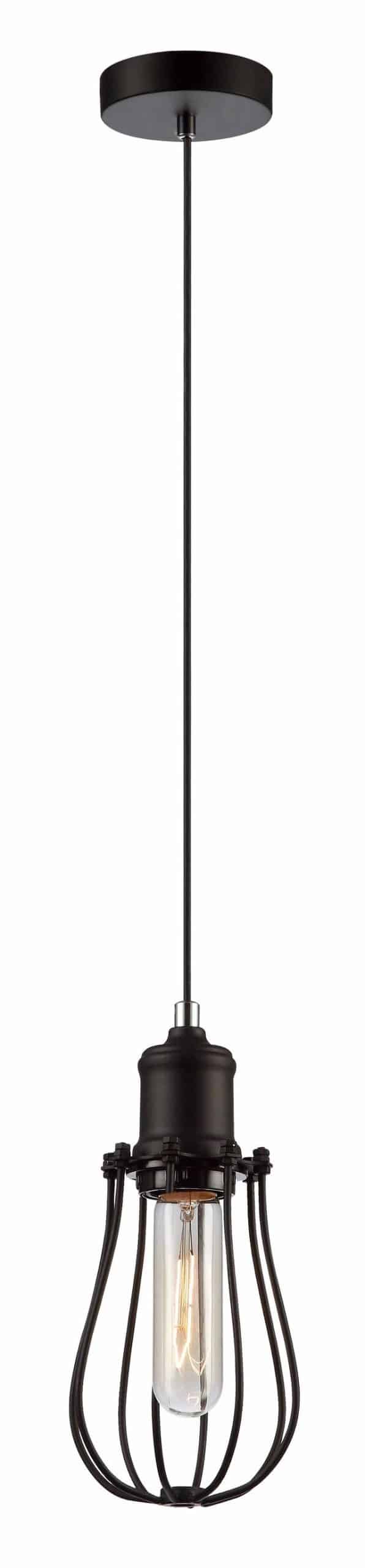 CLA PENDANT ES Blk PEAR CAGE OD110mm | BLACKBAND4