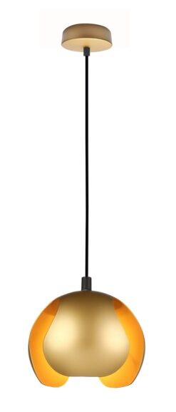 CLA PENDANT ES 72W Matt Gold Iron Dome OD135mm x H300mm | VAINA3