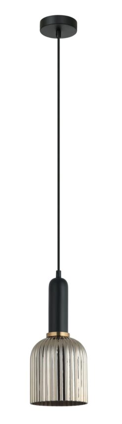 CLA PENDANT ES Chrome Glass Ellipse OD140mm | VINTAJ11