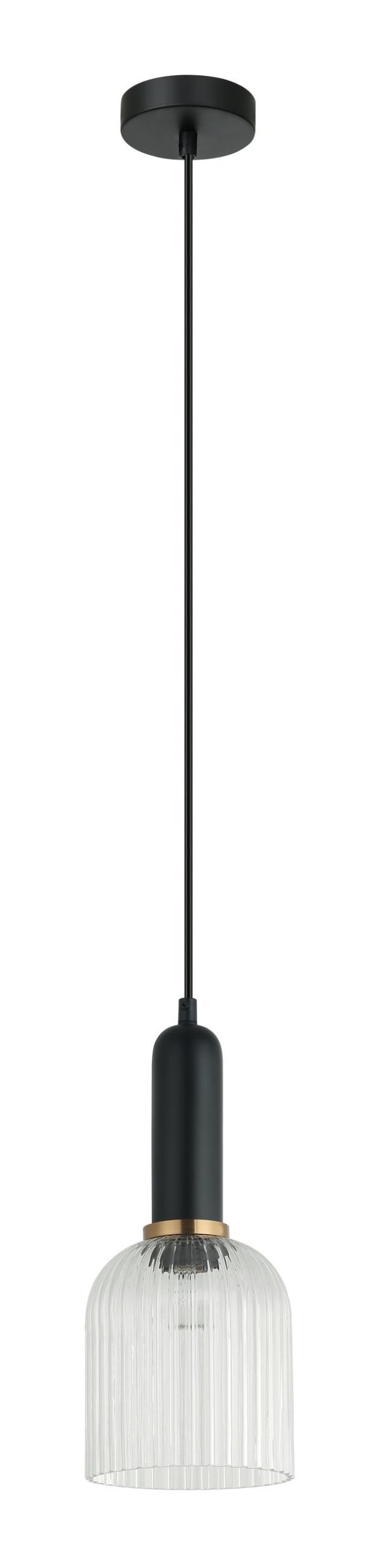 CLA PENDANT ES Clear Glass Ellipse OD140mm | VINTAJ12