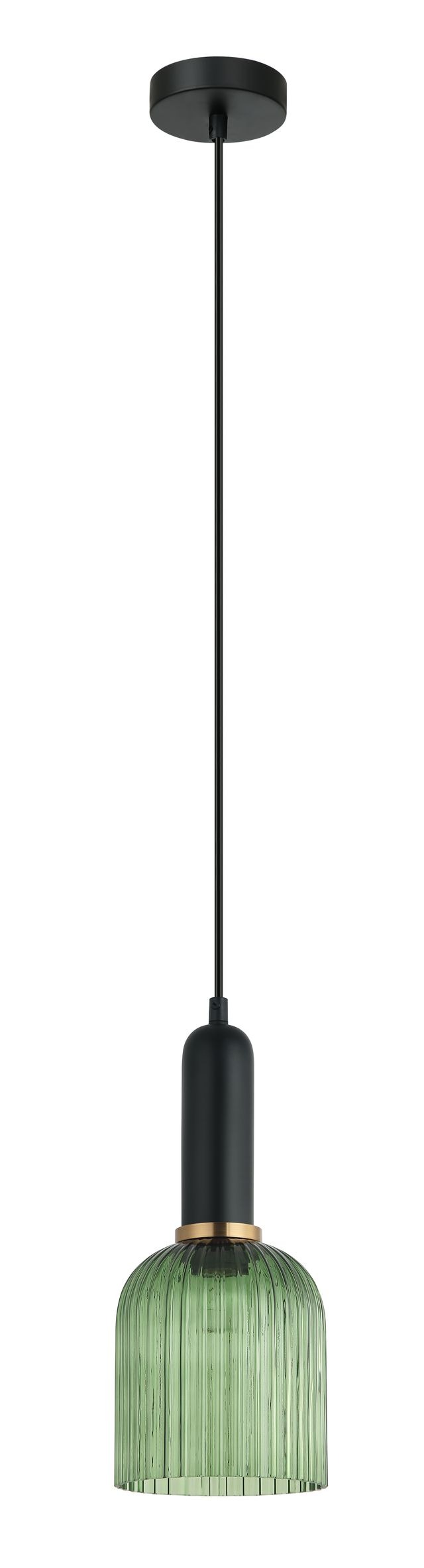 CLA PENDANT ES Green Glass Ellipse OD140mm | VINTAJ8