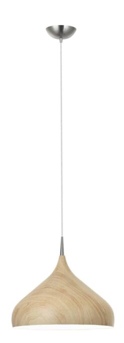CLA PENDANT ES Oak Wood DOME OD420mm | ZARA6A