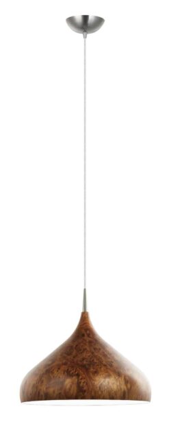 CLA PENDANT ES Burl Wood DOME OD420mm | ZARA7A