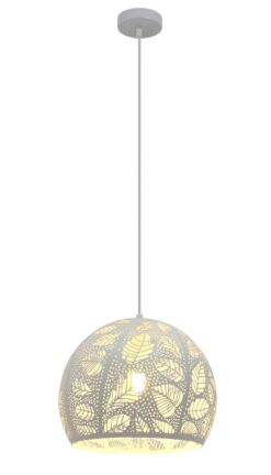CLA PENDANT ES WH Embossed DOME OD300mm w/Wh | BOTANICA01