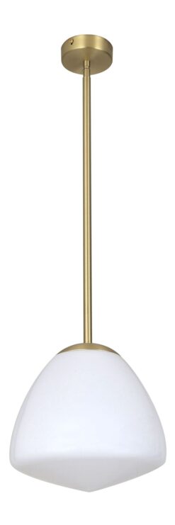 CLA PENDANT ES Antique Brass / Frosted (Matt) Tipped Dome Glass OD220mm | CIOTOLA2