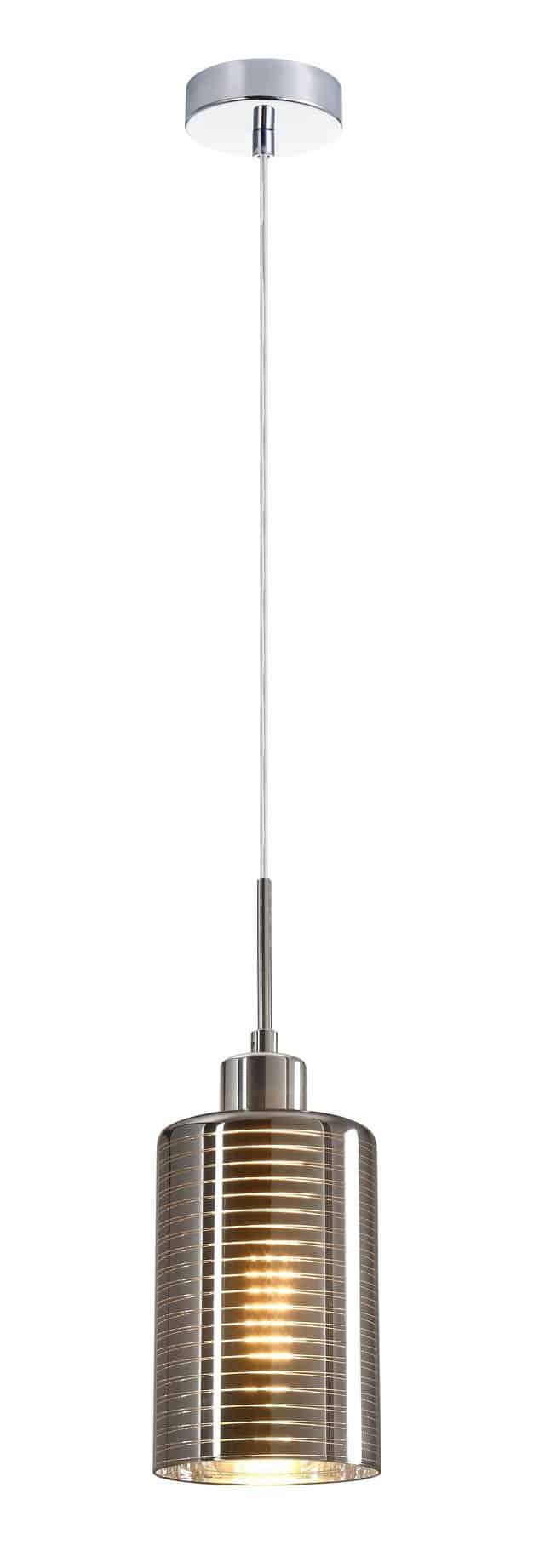 CLA PENDANT ES 72W Chrome Glass Oblong OD120mm x H180mm | ESPEJO1
