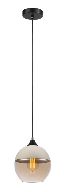 CLA PENDANT ES WH w/Amber (Glass) WINE GLASS OD200mm | CASA2