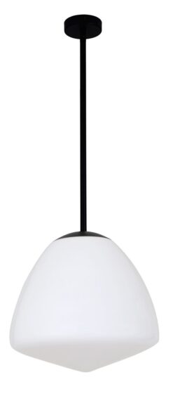 CLA PENDANT ES Matt Black / Frosted (Matt) Tipped Dome Glass OD280mm | CIOTOLA3