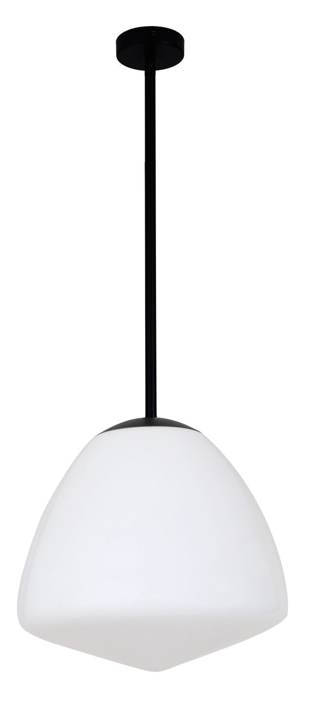CLA PENDANT ES Matt Black / Frosted (Matt) Tipped Dome Glass OD280mm | CIOTOLA3
