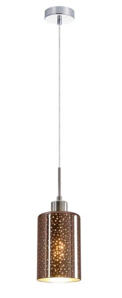 CLA PENDANT ES 72W Copper Glass with Dotted effect OD120mm | ESPEJO4