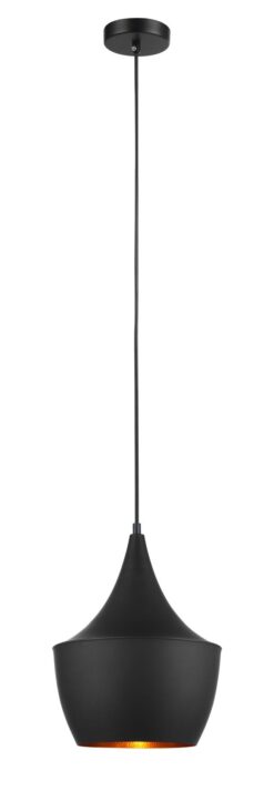 CLA PENDANT ES Blk ANGLED BELL OD250mm | CAVIAR5