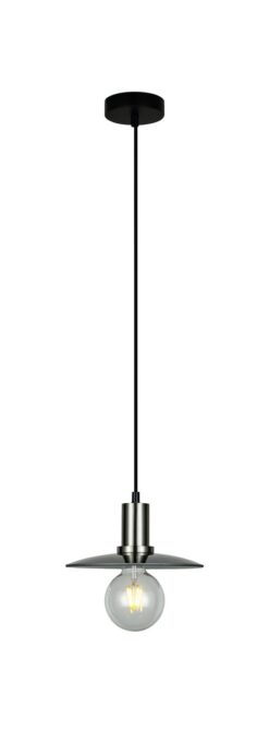CLA PENDANT ES Smoke Glass Coolie w/ S/C Highlight OD220mm | CHAPEAU1