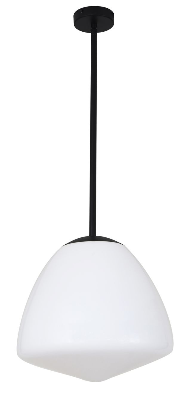 CLA PENDANT ES Matt Black / Frosted (Matt) Tipped Dome Glass OD350mm | CIOTOLA5