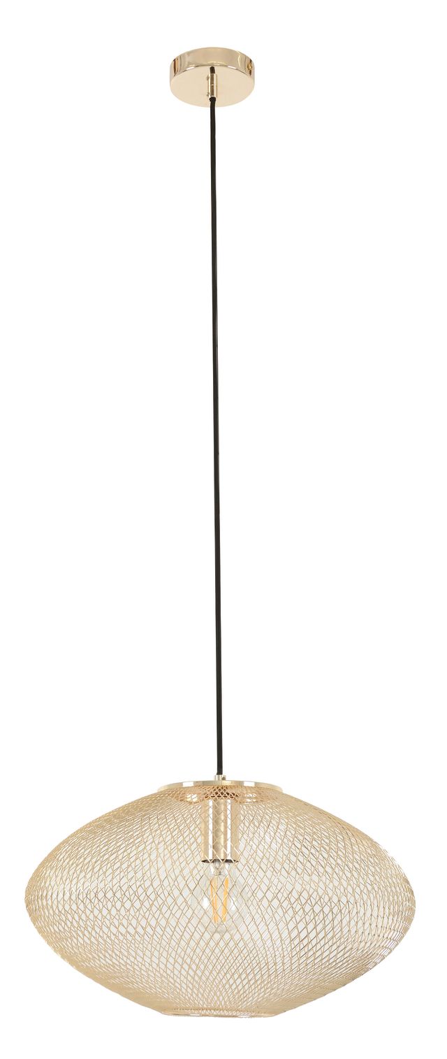 CLA PENDANT ES 60W Champagne Gold Sml OD400mm | GOLPE2