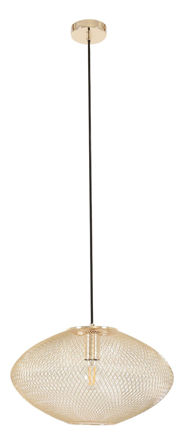 CLA PENDANT ES 60W Champagne Gold LGE OD600mm | GOLPE4