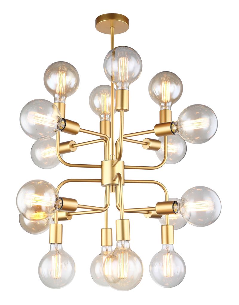 CLA PENDANT ESx16 Matt Gold 8 x C Arms OD505mm | HEXADE2