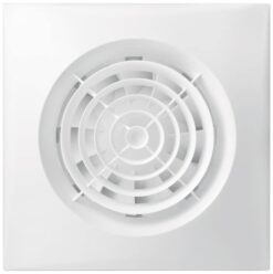 Fantech Trade Silent Wall Mounted Fan 100mm c/w Run On Timer White | SILENT-100T-W