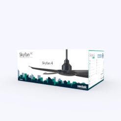 Alternative view of Ventair SKYFAN 4 Blade DC Ceiling Fan 1200mm - Black | SKY1204BL