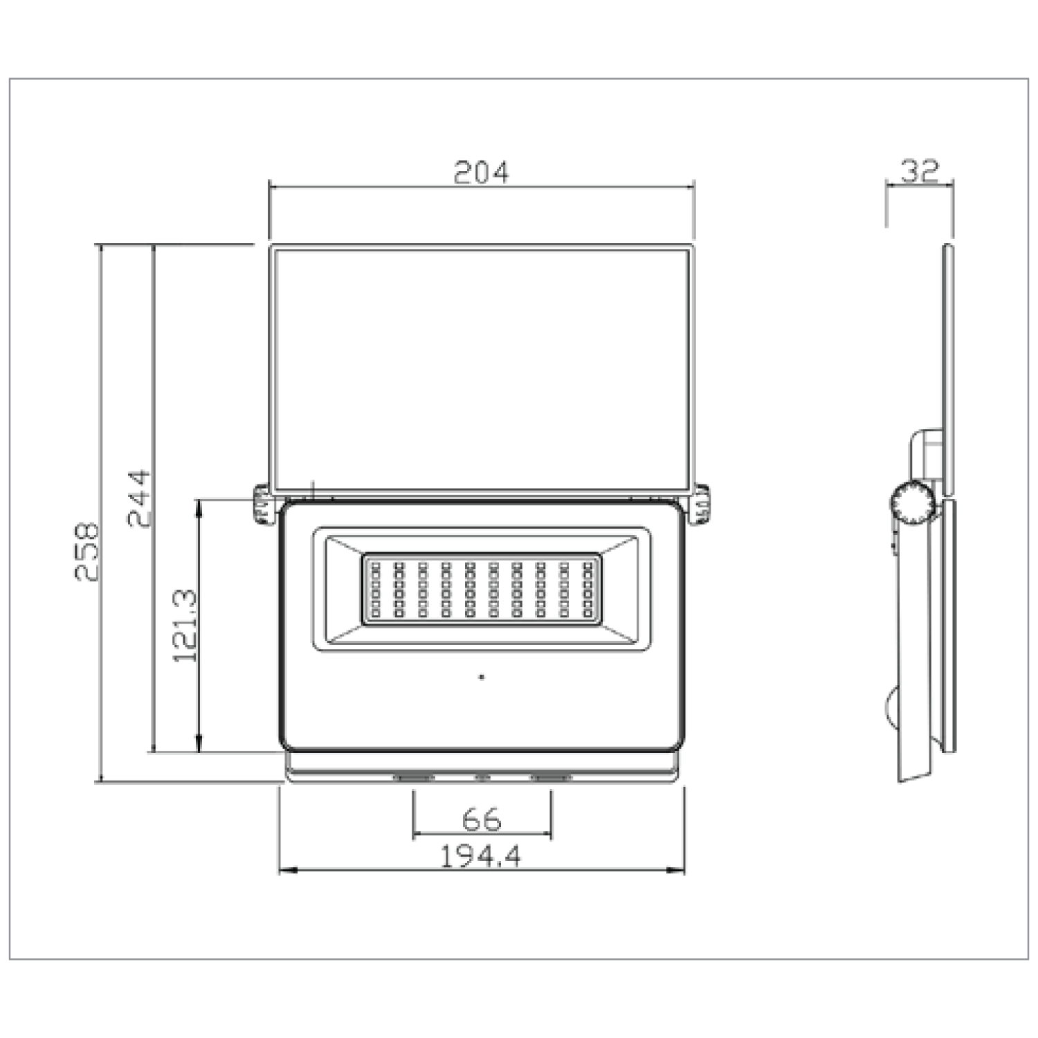 Vibe 20W LED Solar Floodlight | VBLFLS20W46K - Image 3