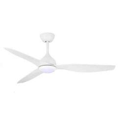 Fanco Eco Style DC Ceiling Fan with LED Light & Remote - White 52" | F4011/101A