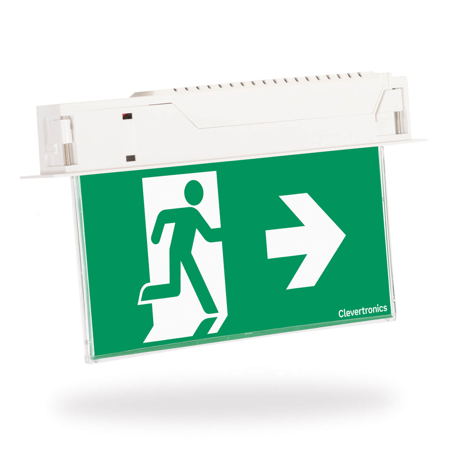 Clevertronics Ultrablade PRO Recessed Blade LED Emergency Exit | EUBPRO-LI